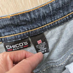 Chico's  Denim Skirt size 2 large y2k vintage Photo 1