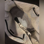 Dooney & Bourke DOONEY BOURKE Tumbled Black Leather Top Handle Satchel Laptop Shoulder Bag Photo 6