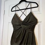 Glare Bias Cut Wrap Dress - Size L Photo 91