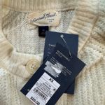 Universal Threads Universal Thread Womens Cardigan Sweater XS Cream Ribbed Button Front Crew NWT Photo 3