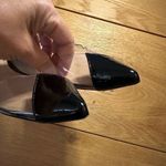Schutz  clearly pointed toe flat black and clear 7 Photo 5