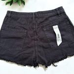Amuse Society  NWT Black Denim Shorts Size 30 Photo 1