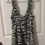 Animal Print Mini Dress Gray Photo 4