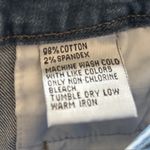 Talbots Womens Relaxed Fit Wide Leg Blue Skimmer Mid Rise Stretch Jeans, size 10 Photo 4