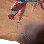 Johnny Was  Aimee Puff Sleeve Peasant Top In Pink Floral embroidered Size Small. Photo 4