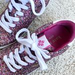 Kate Spade Ace Sparkling Glitter Sneakers Pink Multi Like New Low top Size 8.5 Photo 5