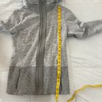 Athleta Fitted Victory Hoodie Size XS Grey Heather Workout Jacket Sweats… Photo 11
