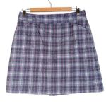 Peter Millar  Plaid Skirt Women's Size 8 Purple Green White Pockets Pleated Photo 0