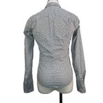 Frank & Eileen  Barry Black White Airplane Print Cotton Shirt Photo 8