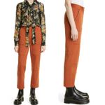 NEW Derek Lam 10 Crosby Therese Straight Leg Pants Cinnamon Size 14 Curvy $375 Brown Photo 2