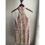 RD Style NWT  Hannie Cross Over Halter Dress - Neutral Green Floral Size Small‎ Photo 5