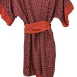 VIX Paula Hermanny Luri Plum Liz Mini Short Jumper Coverup Size Medium Purple Photo 9