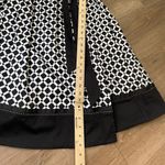 Lane Bryant Faux Wrap Sleeveless Dress Black White Belted Fit & Flare ~ Size 22 Photo 13