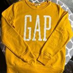 Gap Yellow Sweatshirt with White Logo Photo 0