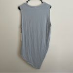 Athleta Top Womens Large Blue Asymmetrical Sleeveless Shirt NWT Yoga Fitness Photo 4