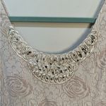 Free People  Cream Beaded Floral Dress Sz‎ XS Photo 1