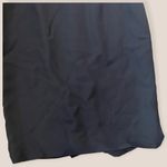 Alexandra Dillon Black Y2K Floral Minimalist Gothic A Line Midi Dress Size 6 Photo 3