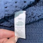 Aerie  Navy Blue Quarter Zip Cable Knit Oversize Pullover Sweater Women's XS Photo 2