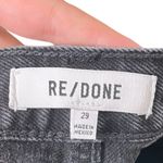 RE/DONE  70s High Rise Shorts Women’s 29 Broken Black Distressed Button Fly Photo 6