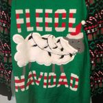 Tipsy Elves Christmas holiday red and green ugly Christmas sweater size 1X fleece Navidad Photo 2
