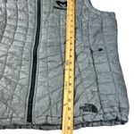 The North Face Womens Jacket Thermoball Eco Quilted Puffer Vest Insulated Grey Photo 7