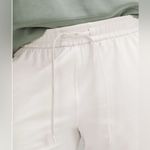 Lululemon Soft Jersey Classic-Fit Mid-Rise Jogger *7/8 Length Heathered Bone Photo 2