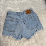 Levi's Levi’s Luxor Heat Light Wash High Rise Cut Offs Photo 5