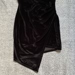 Cotton Candy Black Ruched One Shoulder Slip Dress Size L Photo 5