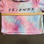 Friends Tie Dye Hoodie Sweatshirt Women's Small TV Show Series Pink Blue Photo 3