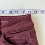 American Eagle  super stretch high rise shortie burgundy shorts size 2 Photo 3