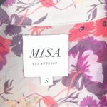 MISA Los Angeles MISA Pamela Lilac Floral 3/4 Sleeves Smocked Waist Tiered Maxi Dress Small Photo 2