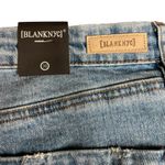 BLANK NYC The Franklin Straight Ovelap Fly Say Less Wash Wide Leg Jeans Size 30 Photo 12
