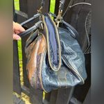 Nas Alentino Vintage Patchwork Style Crossbody Bag Iconic 80’s Faux Leather Black Photo 8