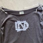 Notre Dame quilted bow top Blue Photo 1