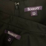 Roamans Set Outfit A Line Dress Jacket Sleeveless Scoop Neck Black Size 18W Photo 4