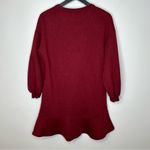 Anthropologie Mare Mare Odila Rose Quilted Burgundy Dress Size XS Photo 3