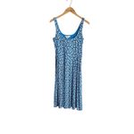 Boden Petronella Jersey Flamingo Splash Print Blue Midi Dress Size 8P Photo 1