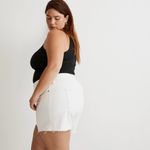 Madewell Relaxed Denim in Tile White Jean Shorts Photo 1