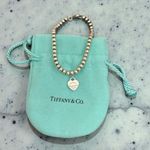 Tiffany & Co. Return To Tiffany Heart Tag Beaded Bracelet 925 Sterling $295 Photo 0