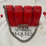 Alexander McQueen Slash Cutout Knuckle Calfskin
Shoulder Bag Photo 6