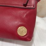 Vince Camuto Women's Deep Red Leather Small Crossbody Bag Photo 7