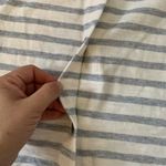 Madewell Dress Cotton Striped Short Sleeve Button Back Mini Size XS Photo 10