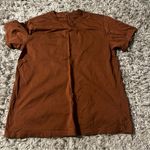 Lululemon  all yours tee short sleeve shirt size 6 roasted brown Photo 1