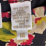 Dana Buchman  Floral Silk Skirt Women’s Sz‎ 14 Pencil Midi A Line Zip Lined Photo 4