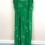Faithfull the Brand Women’s Ellsa Green Floral Print Shoulder Tie Jumpsuit Photo 4