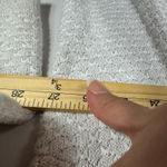 Talbots  Woman 1X‎ White Open Knit Cardigan Pockets Metallic Thread Textured Cozy Photo 5