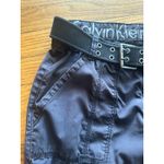 Calvin Klein Black Cargo Capri Pants with Belt – Size 8 Photo 3