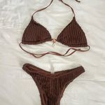 Brown Bikini Set Photo 0