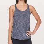 Lululemon Heathered Black Moment To Movement 2-In-1 Tank Top Size 2 Photo 0