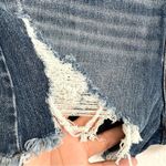 Good American NWT Bombshell Womens Shorts Denim Blue Distressed Raw Hem Size 2 Photo 8